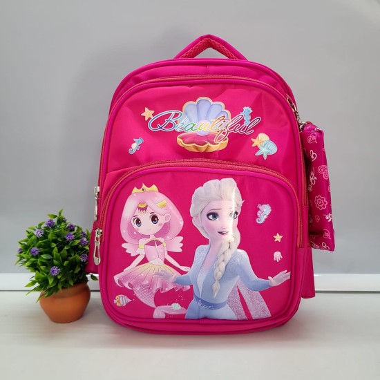 Premium Quality Spiderman And Frozen Theme Multipurpose Large Capacity School Bag