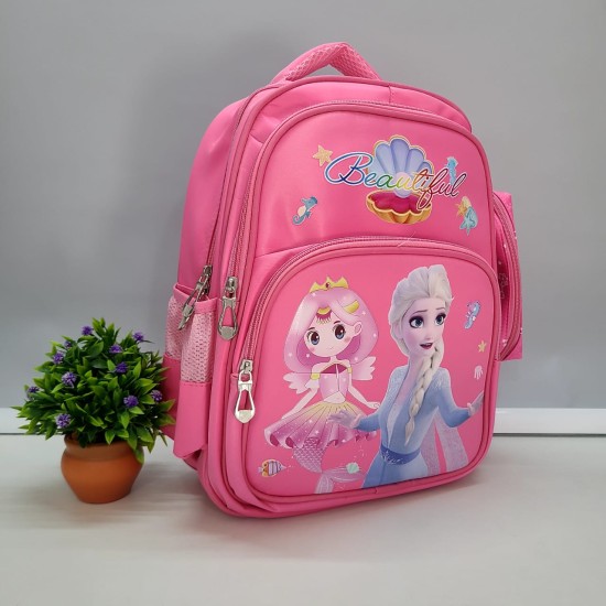 Premium Quality Spiderman And Frozen Theme Multipurpose Large Capacity School Bag