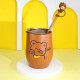 Cute baby character Theme 304 Stainless Steel Insulation Cup 280ml