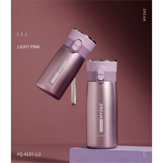 Double wall insulated stainless steel water bottle 500ml