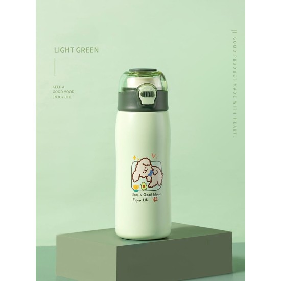 Pastel Colored Quirky Cartoon Hot and Cold Thermos flask - 380ml