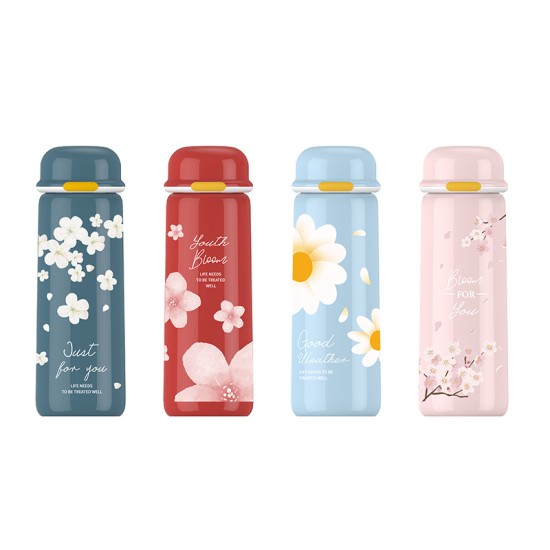 Preety flowers hot and cold water bottle 440ml