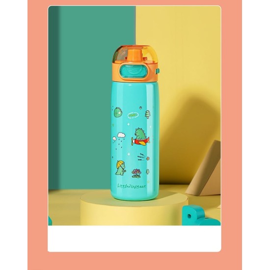 Double Vacuum Design Water Bottle with Sipper For Kids 410ml 