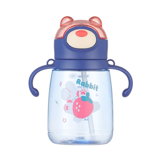 Premium Quality Bubsy and Bugsy  2 handle Toddler Water bottle For Milk, water and Juice ( 450ml )