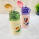 Double Cap Dinosaur Stainless Steel Water Bottle - 450ml