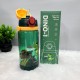 Premium Quality Super Dino Water Bottle for Kids with Locking Feature - 600ml