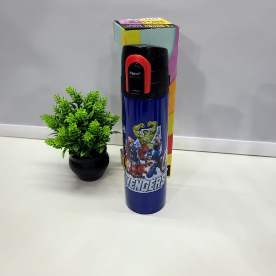 Premium Quality Stylish Double Wall SS Cartoon Bottle 500ml