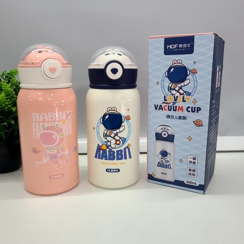 Cute Rabbit Character Insulated Water Bottle -500ml