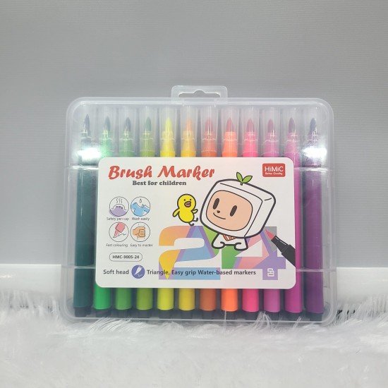 Soft Brush Head, Colout Art Markers 24 pcs