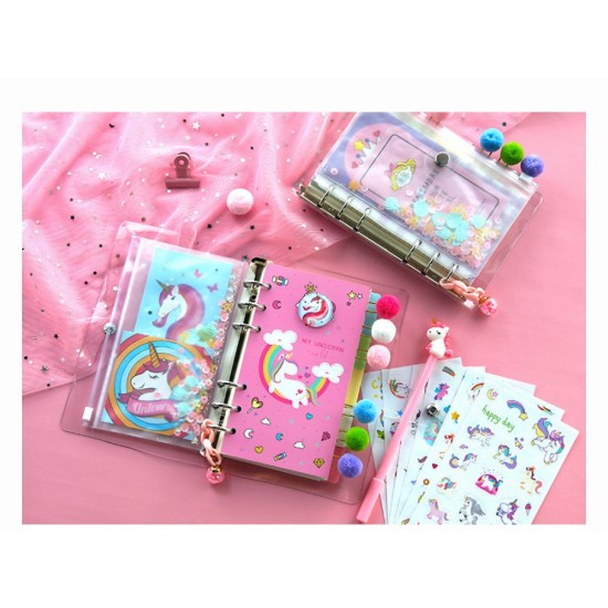 Cute Unicorn DIY Notebook For Kids