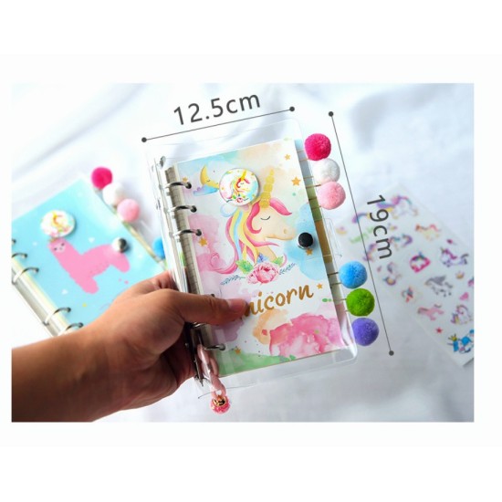 Cute Unicorn DIY Notebook For Kids