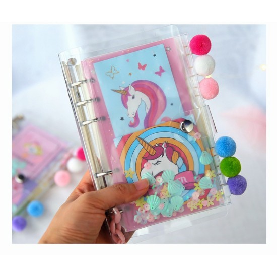 Cute Unicorn DIY Notebook For Kids