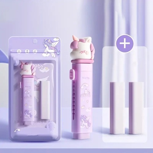 Sleepy Unicorn Push-Pull Eraser 