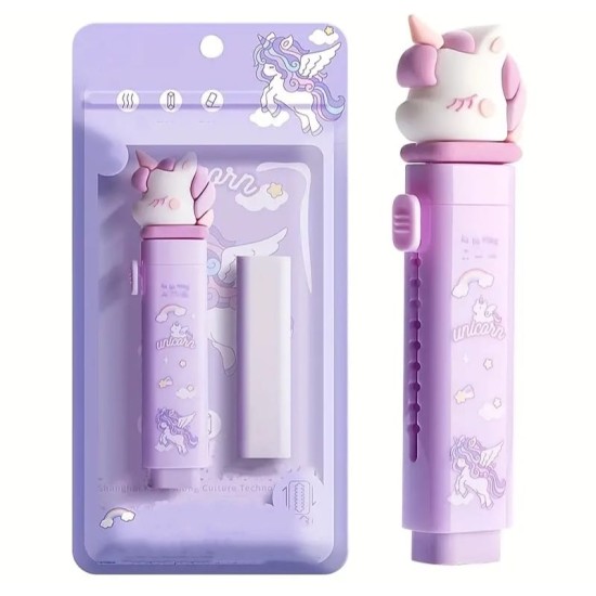 Sleepy Unicorn Push-Pull Eraser 