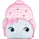 Cute Baby Elephant Soft Plush Backpack with Front Pocket for Kids (Pink)