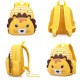 Cute Baby Lion Soft Plush Backpack with Front Pocket for Kids