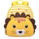 Cute Baby Lion Soft Plush Backpack with Front Pocket for Kids