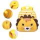 Cute Baby Lion Soft Plush Backpack with Front Pocket for Kids