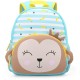 Cute Baby Monkey Soft Plush Backpack with Front Pocket for Kids