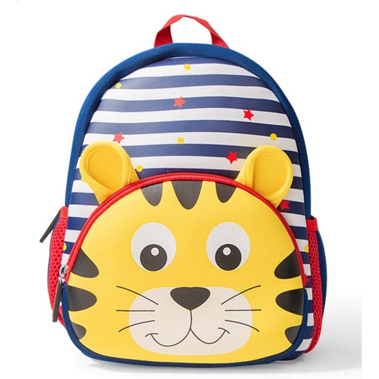 Cute Baby Tiger Soft Plush Backpack with Front Pocket for Kids