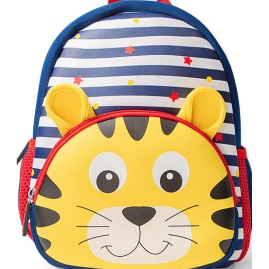 Cute Baby Tiger Soft Plush Backpack with Front Pocket for Kids