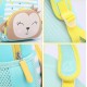 Cute Baby Monkey Soft Plush Backpack with Front Pocket for Kids