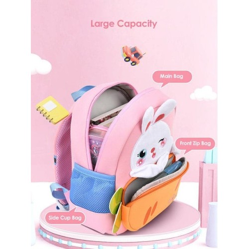 Rabbit Carrot Design Backpack for Kindergarten kids