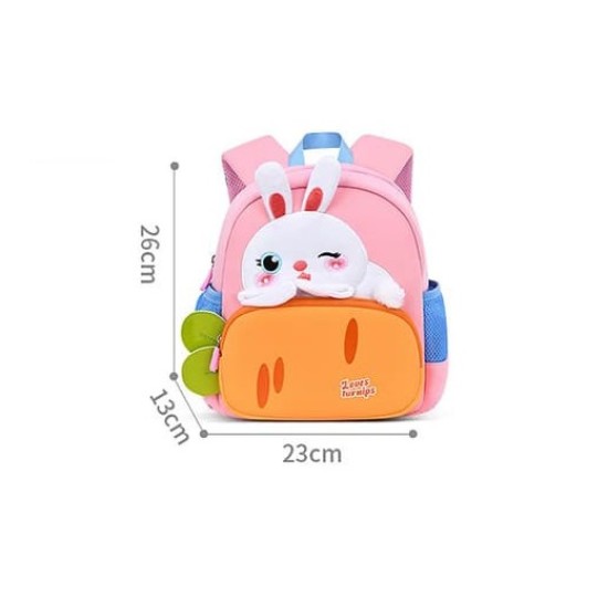 Rabbit Carrot Design Backpack for Kindergarten kids