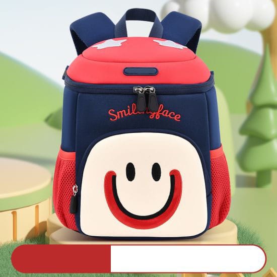 Cute Smile Printed Bags for Kindergarten Kids