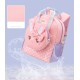 Cute Rabbit with Bow Design Backpack with Removable Front Pocket to Side Bag with Strap for Kids