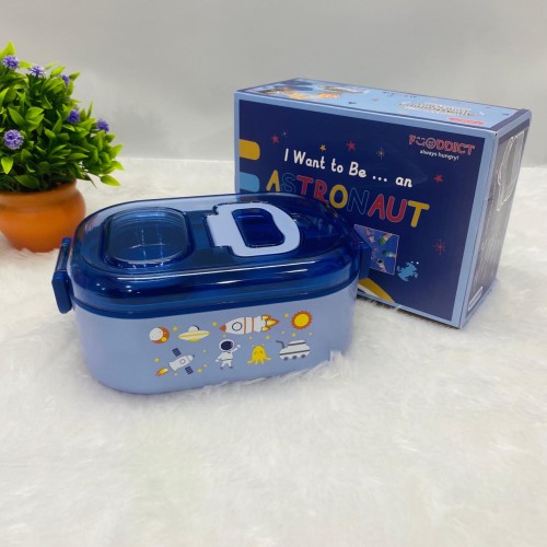 Space Themed Lunch Box : 700ml Capacity with Mobile Holder