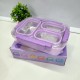 Stainless Steel 3-Compartment 710 ml Lunch Boxes: Durable and Eco-Friendly