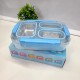 Stainless Steel 3-Compartment 710 ml Lunch Boxes: Durable and Eco-Friendly