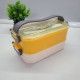 3 Compartment Steel Lunch Box-1200ml