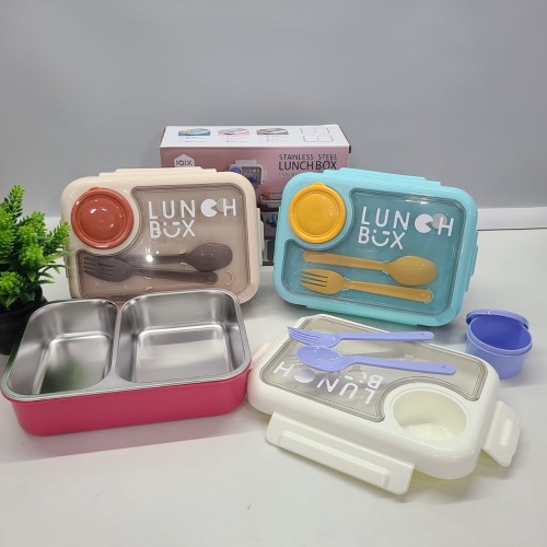 3 compartment  Steel Lunch Box -800ml