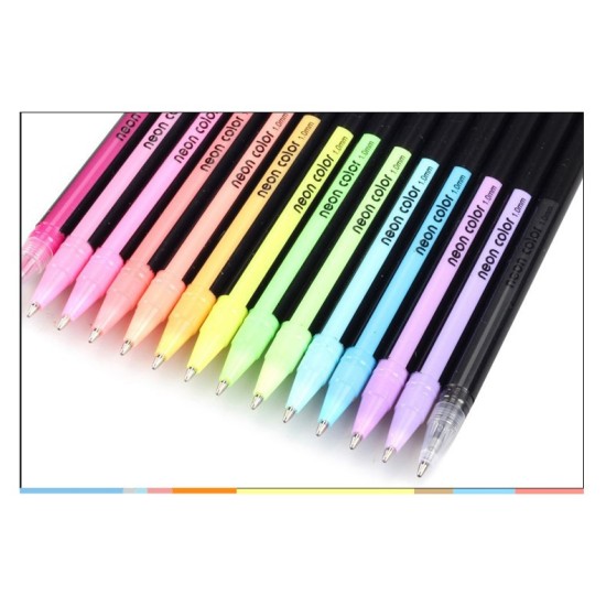 48 Neon Color Gel Pen