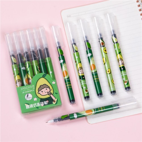 Dino Print Gel pen (6 pcs)