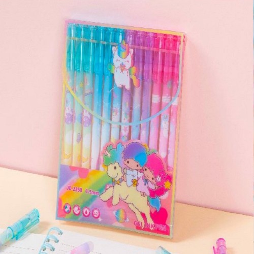 Unicorn 12 pcs Erasable Gel Ink Pen 