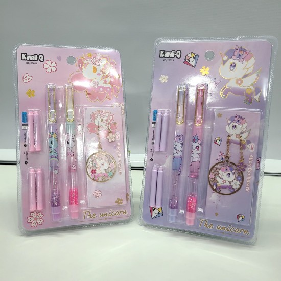 New Stylish Unicorn Theme Fountain Pen Set(Random Colour)