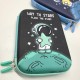 Space Design Pencil Case Pen Bags for Kid Large Capacity Stationary Organizer with Compartments With Pen