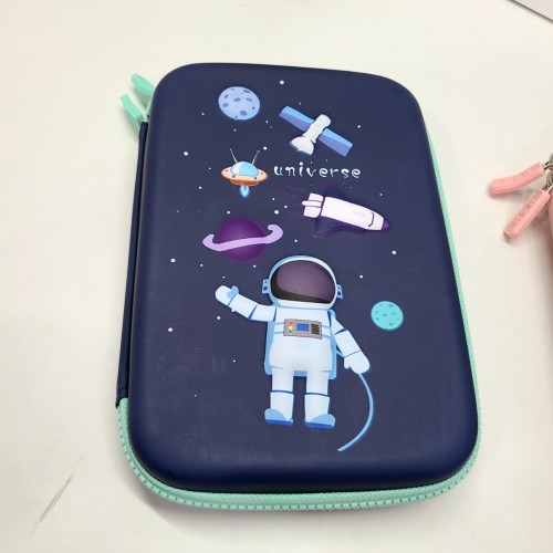 Space Design Pencil Case Pen Bags for Kid Large Capacity Stationary Organizer with Compartments