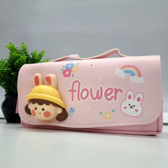 3D Squishy Cartoon Pencil Case: Fun, Functional, and Portable for Kids