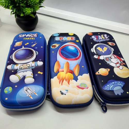 3D Space Design Pencil Case for Kids (Mix Design)