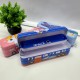 Double Decker Metal Pencil Case with Wheels