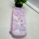 School Kids Hard Case Unicorn Print Pencil Pouch