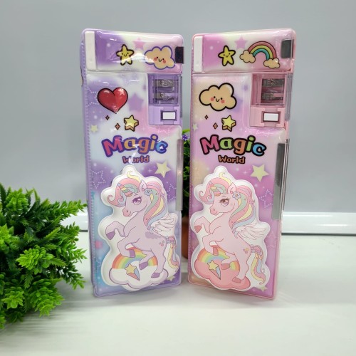 3D Cute Unicorn Squeezy Pencil Case 