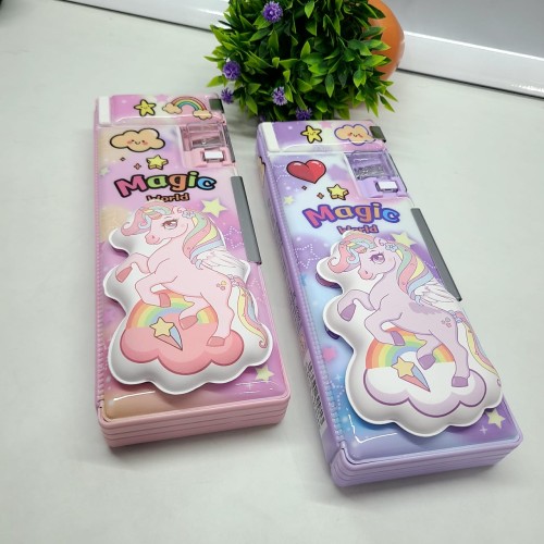 3D Cute Unicorn Squeezy Pencil Case 