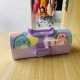 Dino Print School Kids Pencil Box with Lock