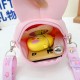 Cute Little Bunny Zipper Sling Bag with Mirror Comb and Keychain