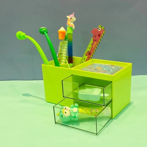 Desk Storage Box & Stationery Cosmetic Organizer